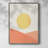 Simple Boho Sun I Framed Print - Solid Wood-921248439