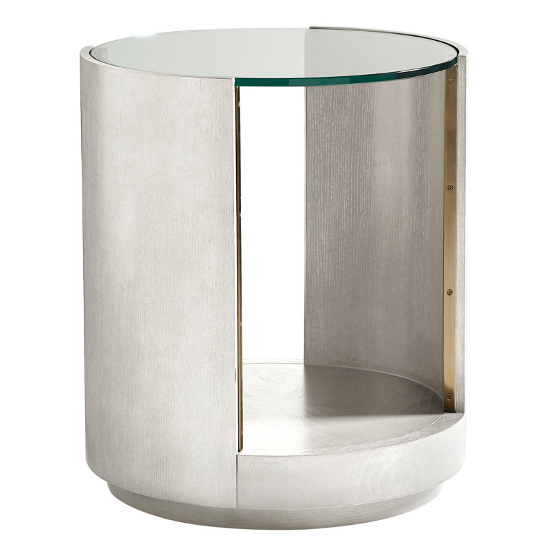 Axis III Round Lamp Table, Casa Blanca