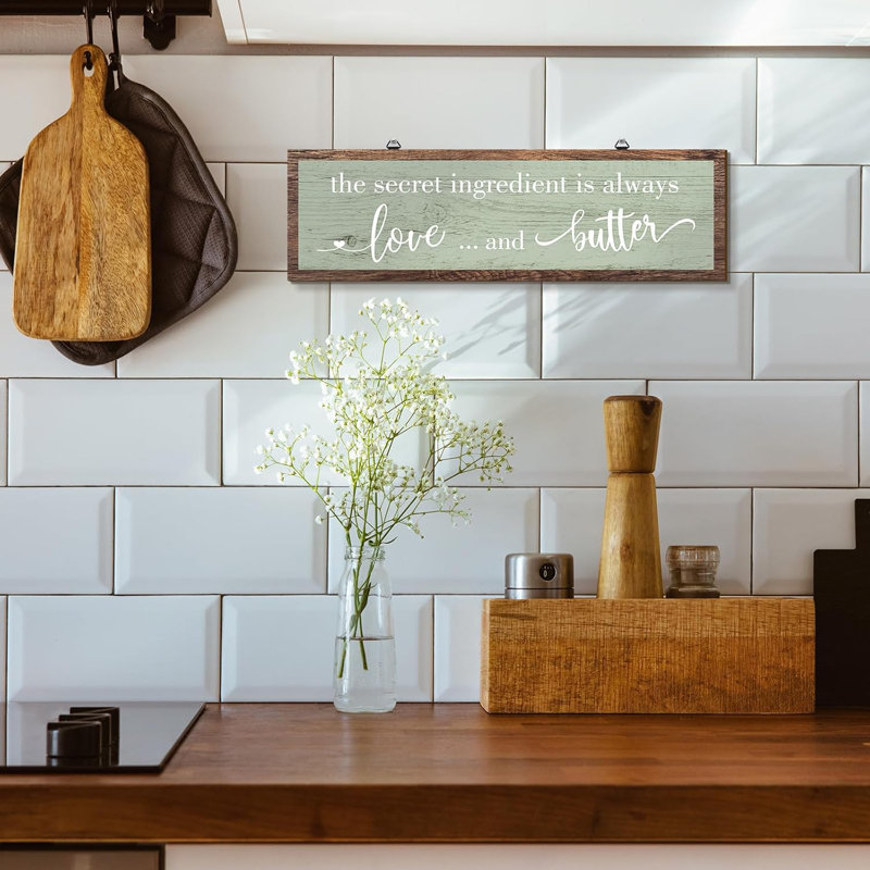 Plaque murale amusante «Farm & Love»
