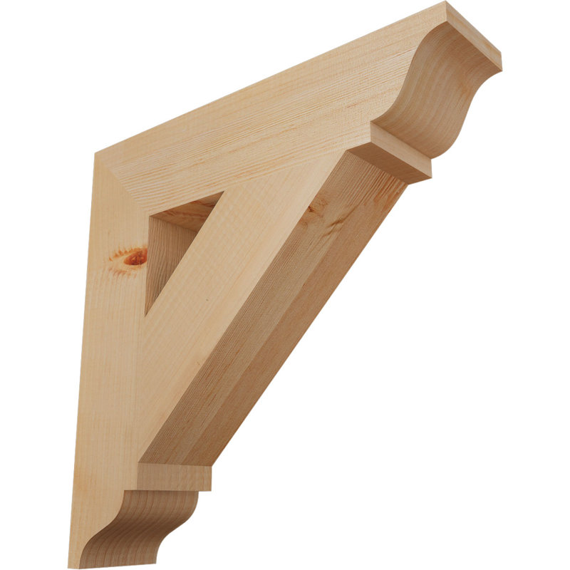 Support traditionnel, H 18 po x l 3,5 po x P 18 po, Douglas (lisse)