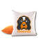 Fauteuil suspendu hamac à l'effigie de la mascotte Smokey des Tennessee Volunteers, orange et blanc.