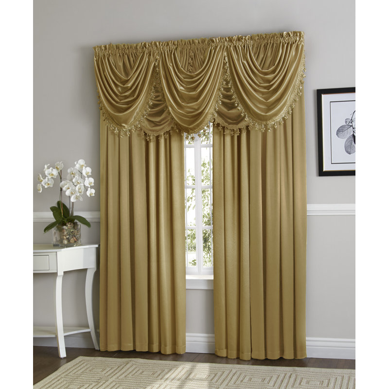 Weisberg Semi Sheer Curtain Pair, Antique
