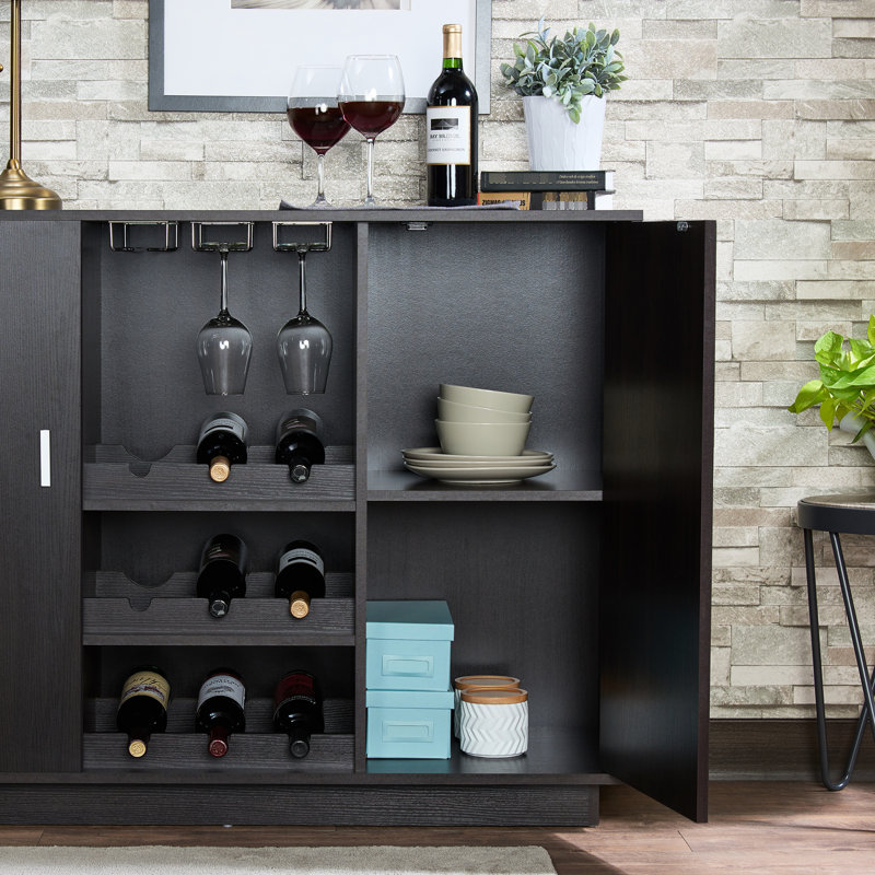Serveur sophistiqué - Rangez et servez votre armoire à vin