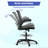 Ergonomic Desk Chair, Mesh Home Office chair, Swivel Desk, Computer Chair with Lumbar Support, Height Adjustable with Foot Ring-1047469245
