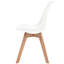 Dining Chairs 2 pcs White Plastic