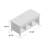 White 39.96in Rectangular P2 Board Liftable Double-Layer Solid Wood Leg Coffee Table-532461641-532461646