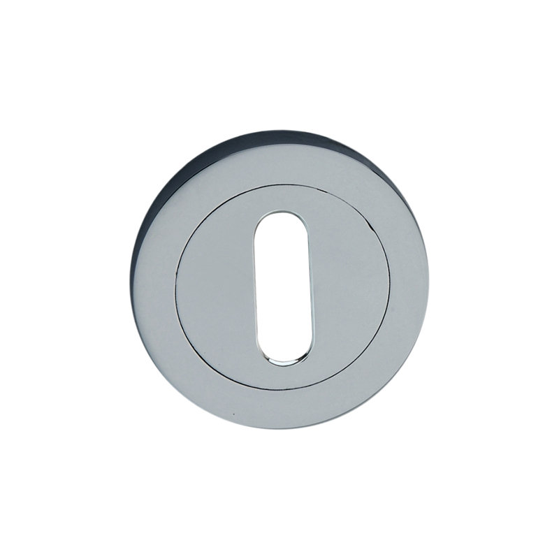 Oval Standard Escutcheon, Satin Chrome