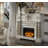 59 Inch Classical Electric Fireplace, Carved, Remote-1321317277