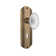 Deco Plate with Decorative Keyhole and Crystal Victorian Knob