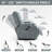 Infinite Position Single Motor Power Lift Recliner Chair For Elderly, Heavy Duty With 8-Point Vibration Massage, Lumbar Heating, USB Charging, And Cup Holders-522757937