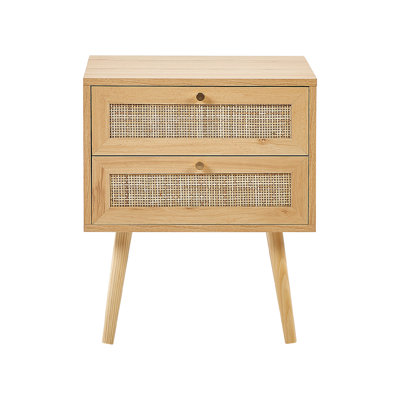 Jemnice 48cm W Solid Wood Bedside Table