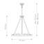 Bengtson 6 - Light Waggon Wheel Chandelier-9551294