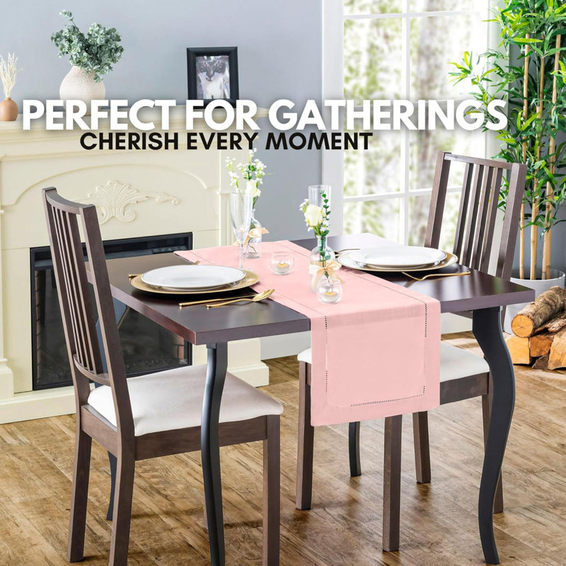 Jarno Runner No Pattern Fabric Table Runner, 90" Runner