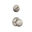 Georgian Interior Knob and Single Cylinder Deadbolt Thumbturn Set (Exterior Portion Sold Separately)-51049751-59674030