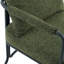 Chaise d'appoint rembourrée Mid-Century moderne avec coussin ultra épais et structure en métal industriel-1839451540