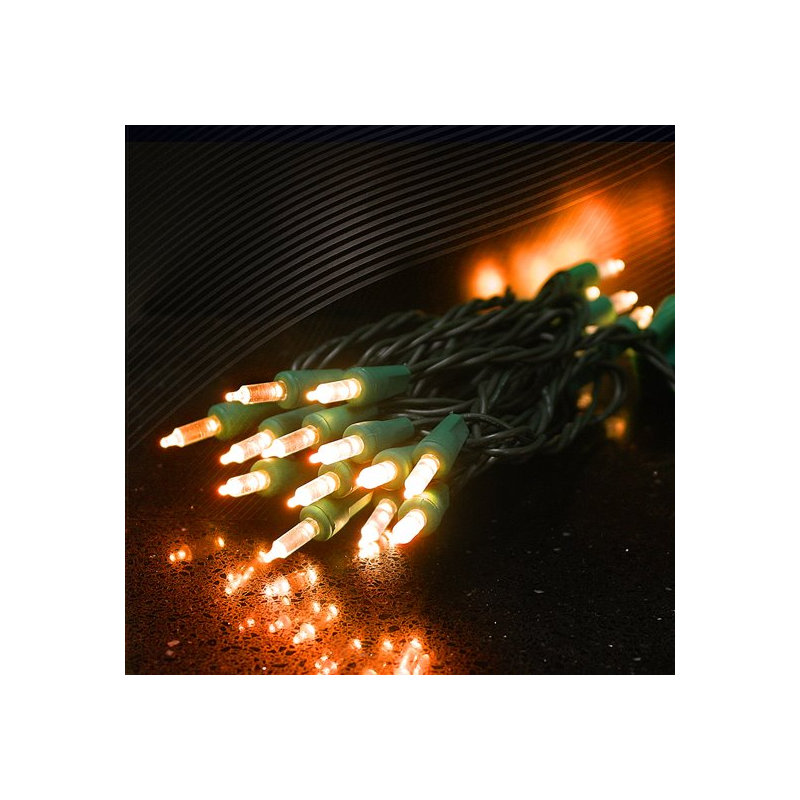Guirlande de 50 lumières, Orange
