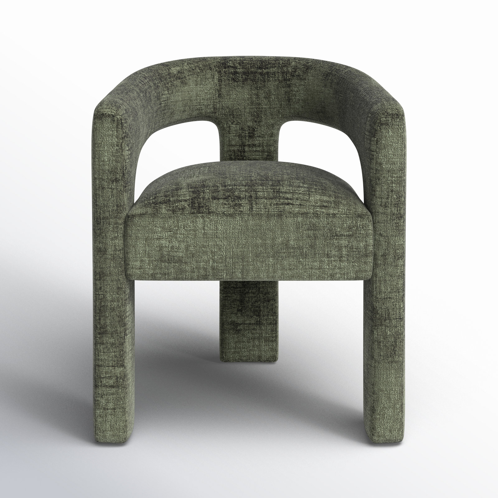 Darlington Dining Armchair, Gwen Forest Microsuede