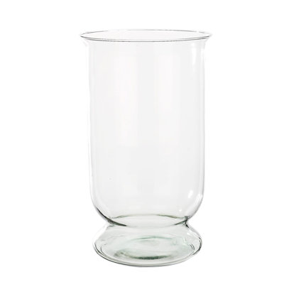 13.7'' H Glass Tabletop Hurricane
