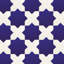 Argile Star with Cross 7 In. X 14 In. Porcelain Floor And Wall Tile Kit-673476275