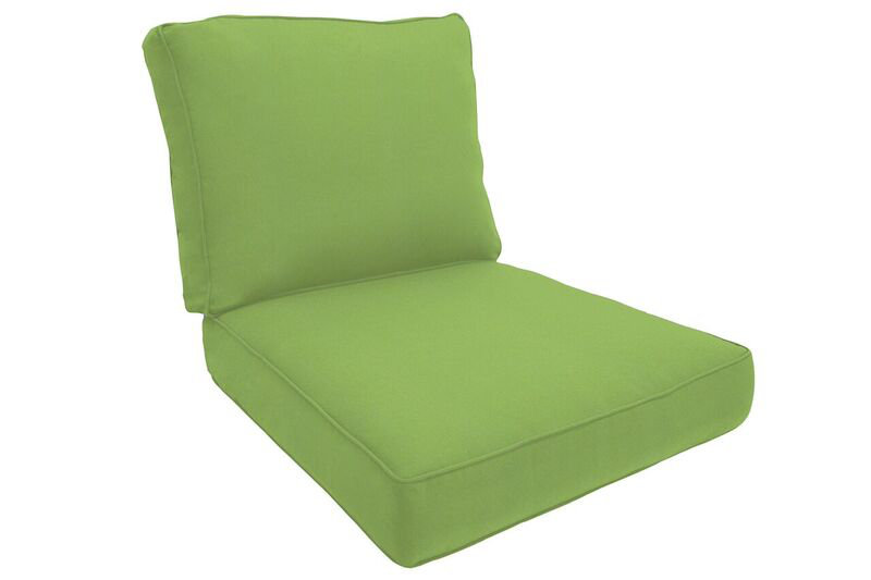 Eddie Bauer Outdoor Lounge Seat/Back Cushion, 5" H x 24" W x 26" D, Canvas Ginkgo Sunbrella® Canvas