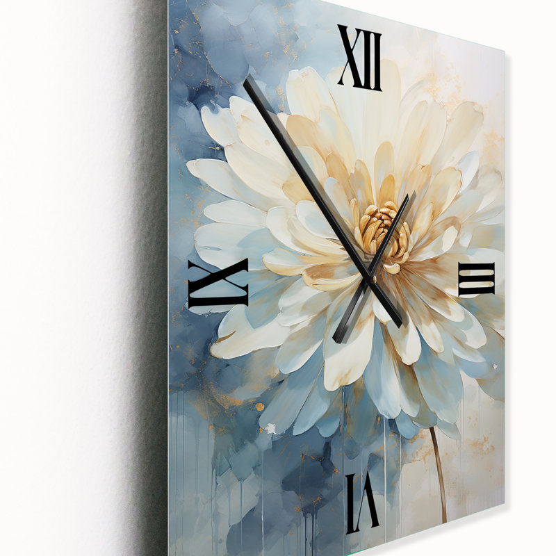 Horloge murale Cesara - Dahlia, Moyen