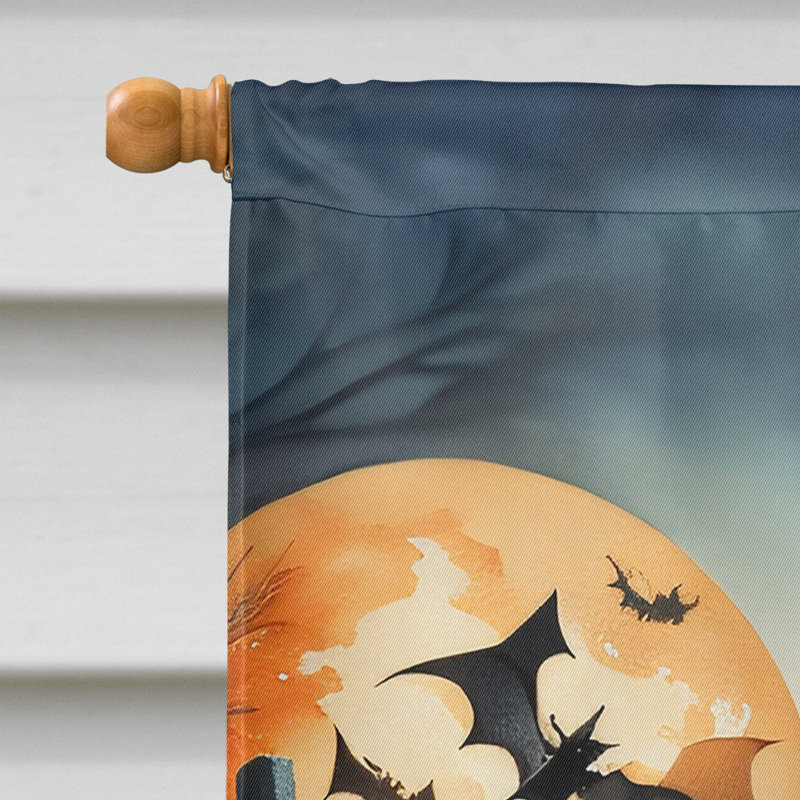 Drapeau de la maison d'Halloween terrier de Boston