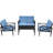 Barragan 4 - Person Patio Conversation Set with Cushions