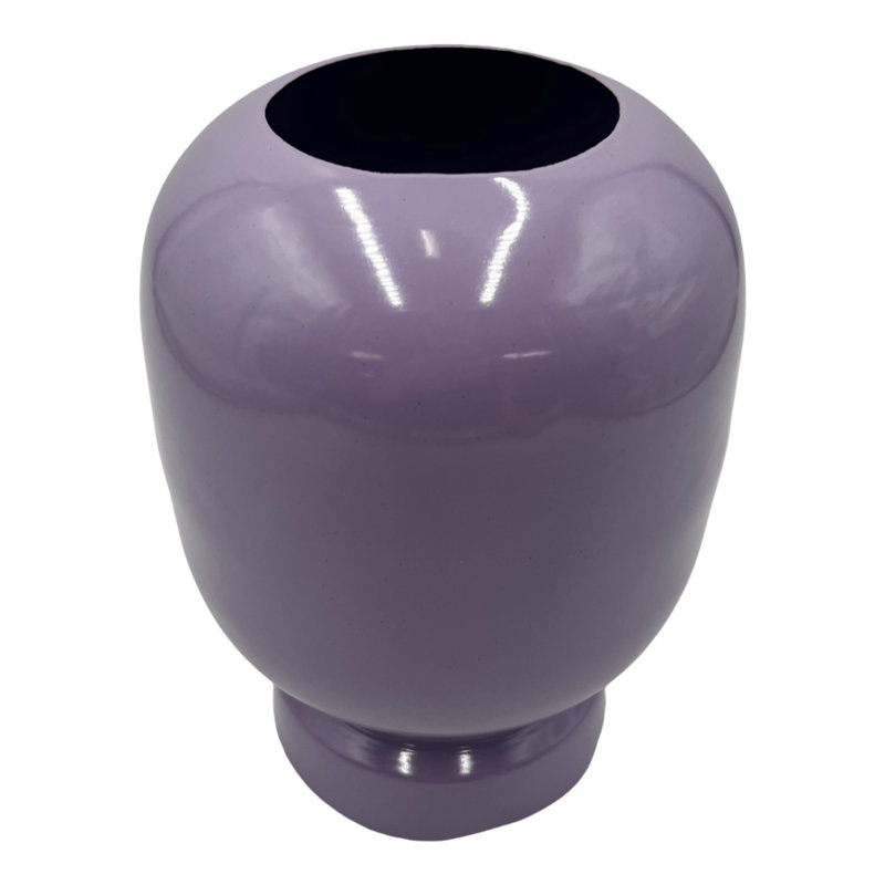 Keyek Handmade Aluminum Table Vase, Purple
