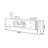 Modern White Manufactured Wood TV Stands-1890868723