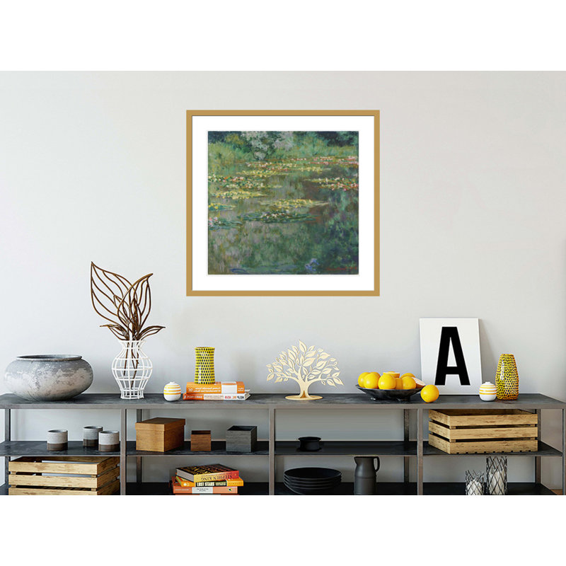 Nénuphars ou nénuphar par Claude Monet, H 33,5 po x l 34,81 po