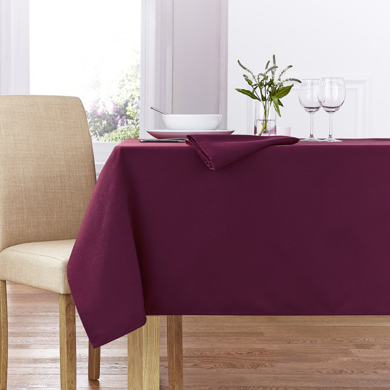 Tablecloth, Burgundy, 229 cm W x 229 cm L