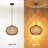 Coastal-Style Rattan Pendant Light for Dining Room-1852047443