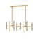 Jamir 16 - Light Dimmable Modern Linear Chandelier