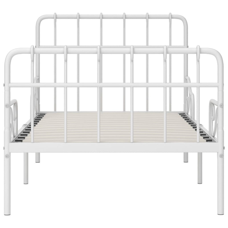 Briana Metal Bed, white, European Single (90 x 200cm)