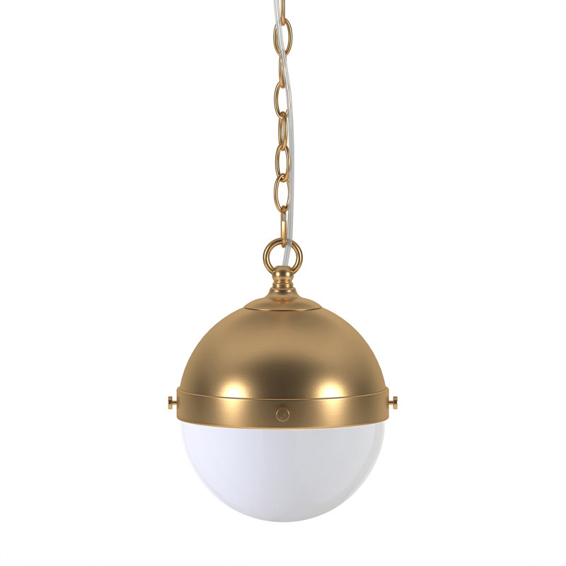 Luminaire suspendu 1 lumière Kiyonori Gianne, Laiton