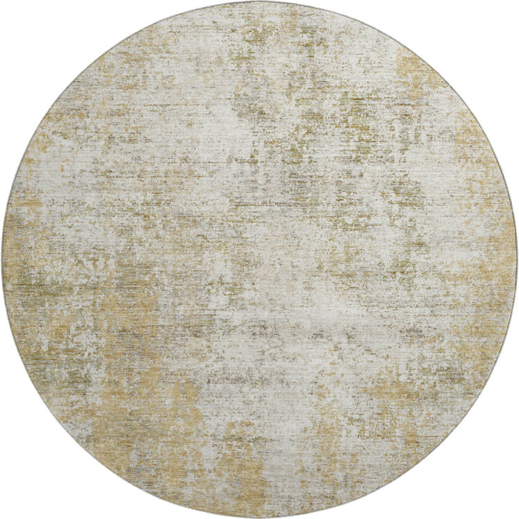 Premium Machine Washable Prisco Wheat Rug