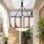 Anders 24-in Black dimmable LED Chandelier-1176874348