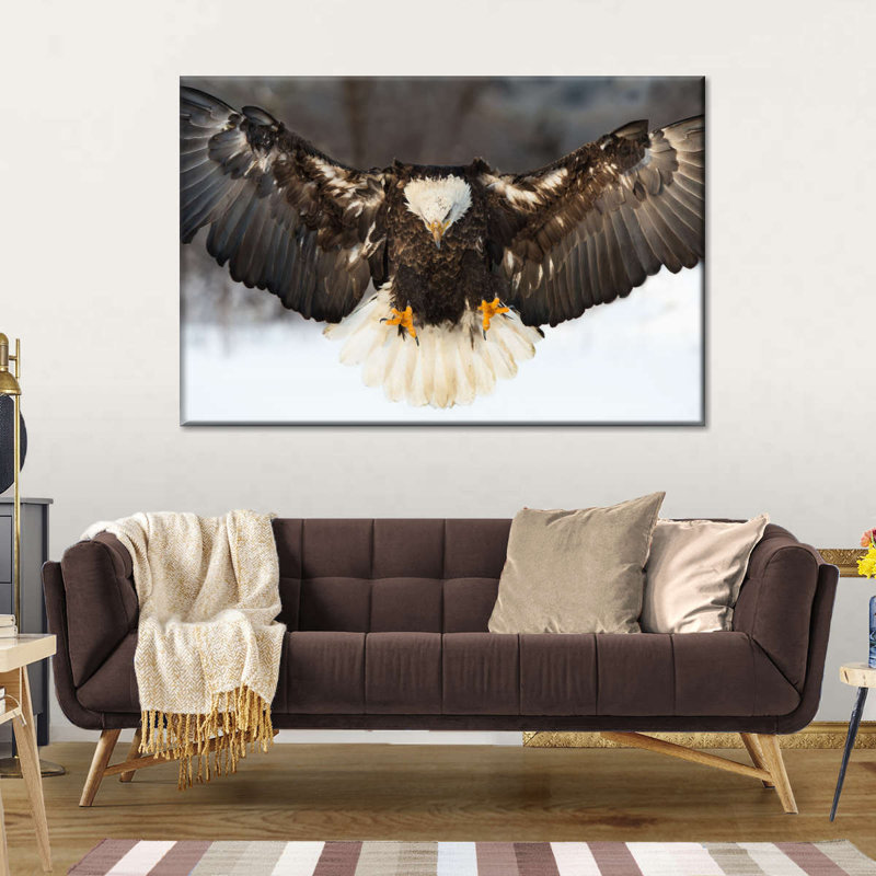 " Bald Eagle Landing Canvas Print ", 24" H x 36" W x 1.25" D