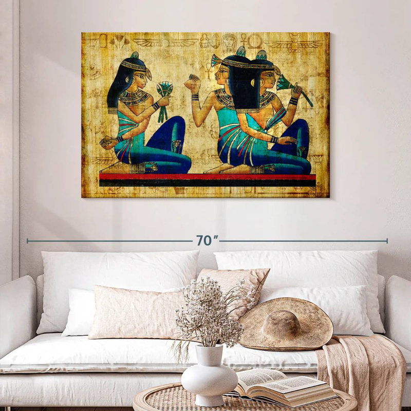 Keiri Ancient Egyptian Parchment, 32" H x 48" W