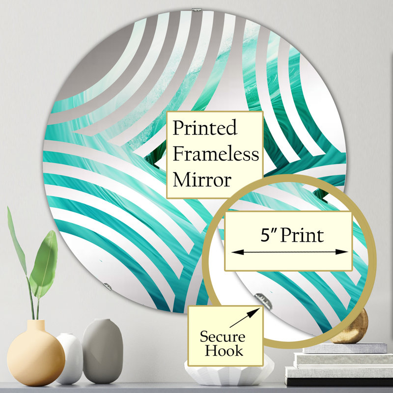 Alany Circle Mirror, 23.6" x 23.6"