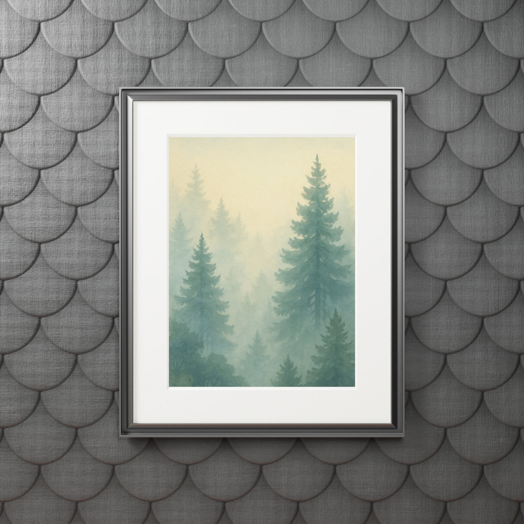 Clinger Single Picture Frame Print