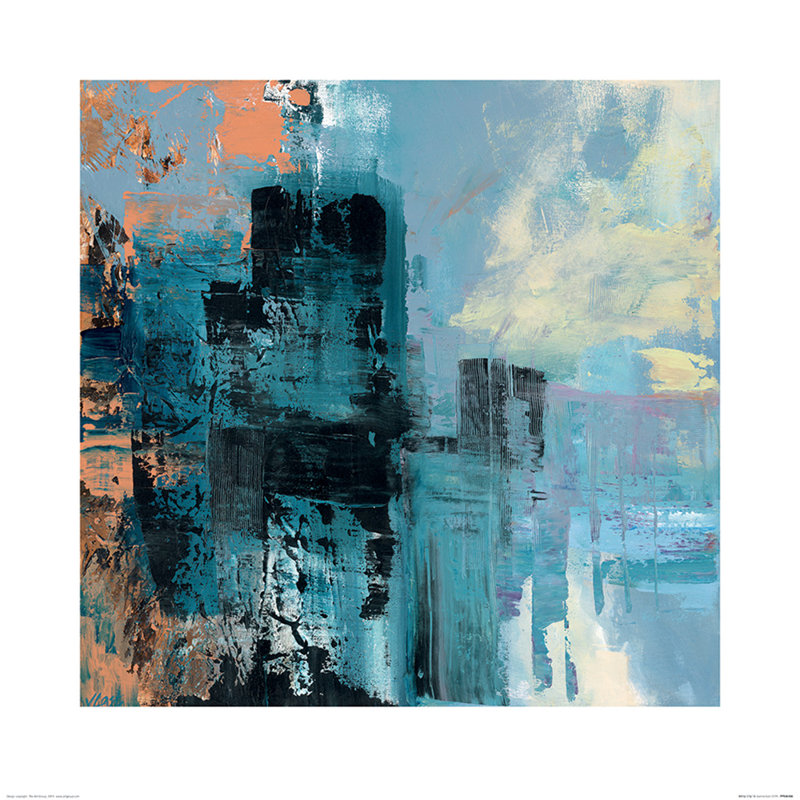 Misty City 1 Piece Painting