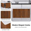 Meuble-lavabo flottant mural 30 po avec lavabo en céramique blanc-432664456