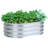 Galvanized Raised Garden Bed Silver-1390331627