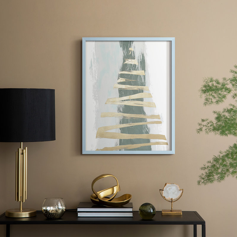 «Christmas Holiday», art encadré Dccxxx encadré - bois massif, Bleu, 15" H x 12" W