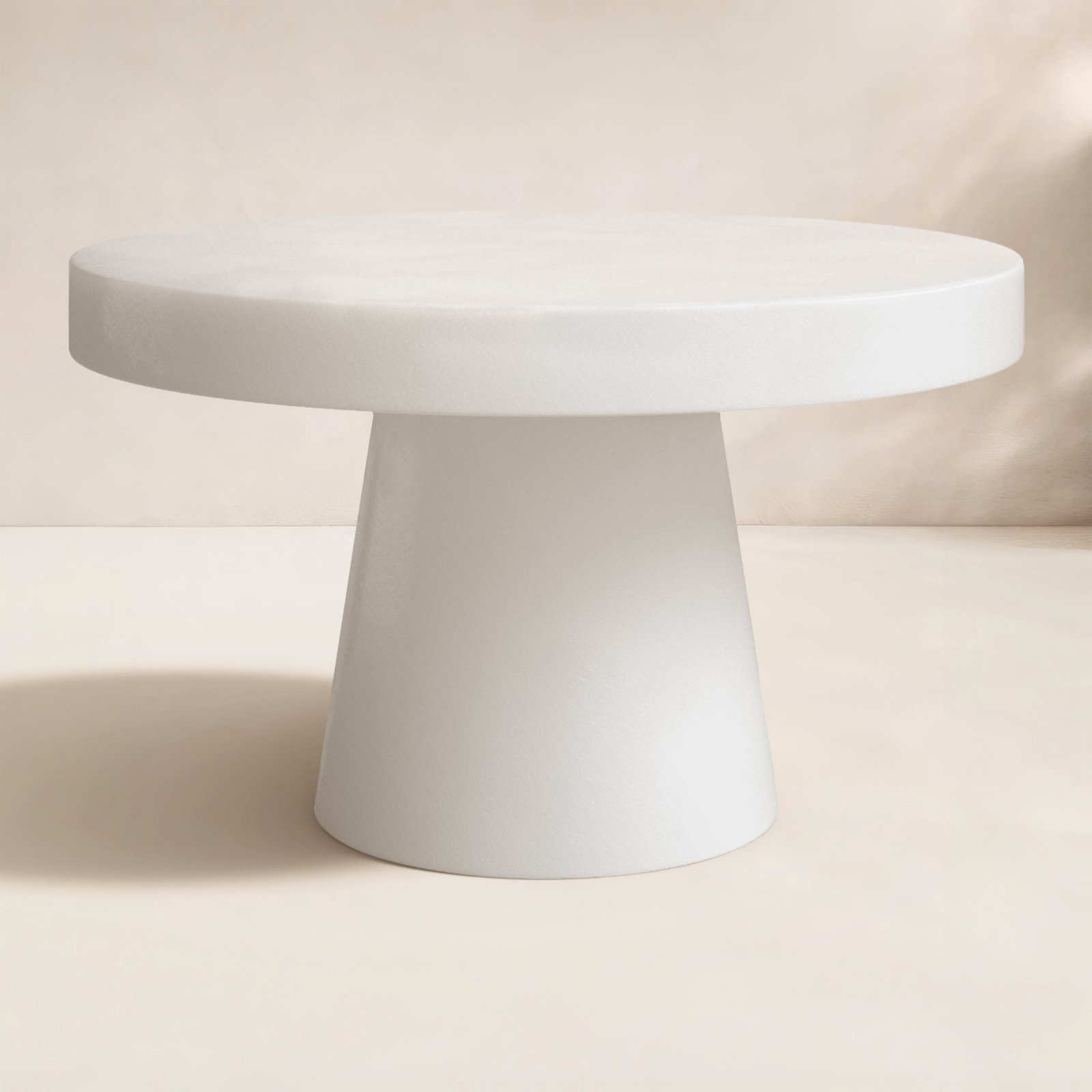 Prevelly 28" Patio Table, White