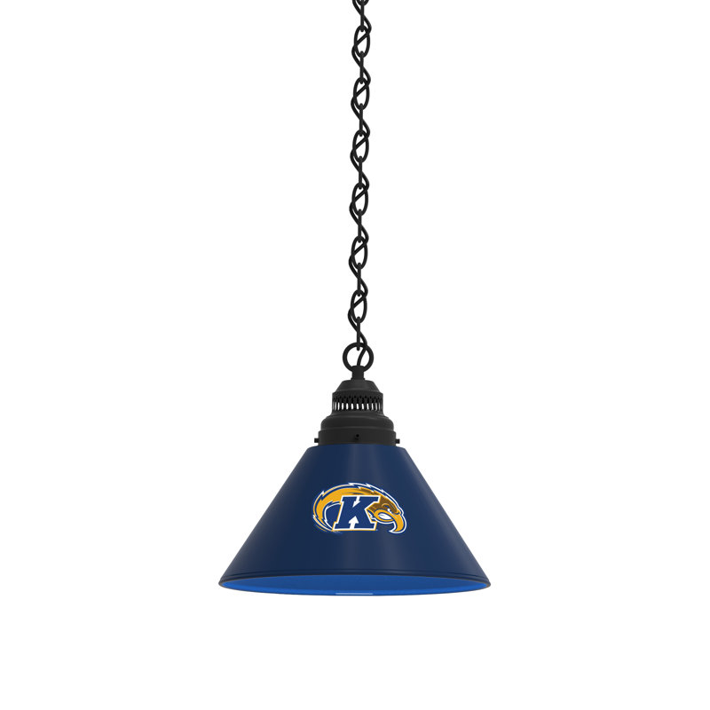 1 - Light Single Pendant, Black, Kent State Golden Flashes