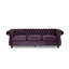 Canapé à accoudoirs arrondis en velours de 84,5 po Glidden-729371313