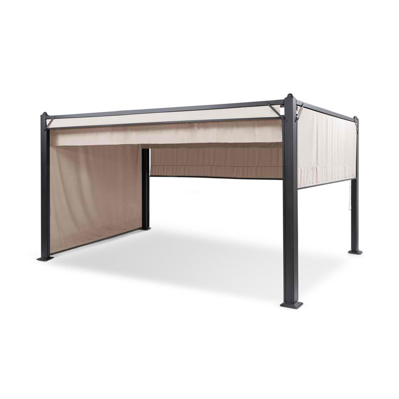 Pantheon Cortina Aluminium Patio Gazebo, Beige