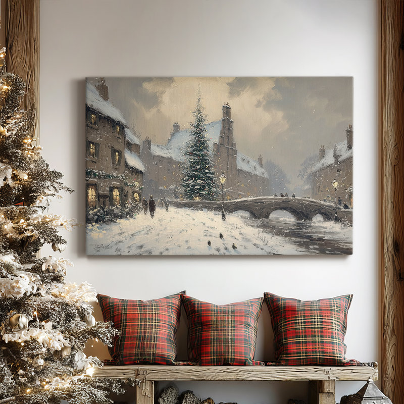 Pale Winter Snow Whisper - toile tendue avec châssis de qualité supérieure, H 40 po x l 60 po